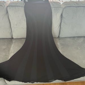 Long dress see through